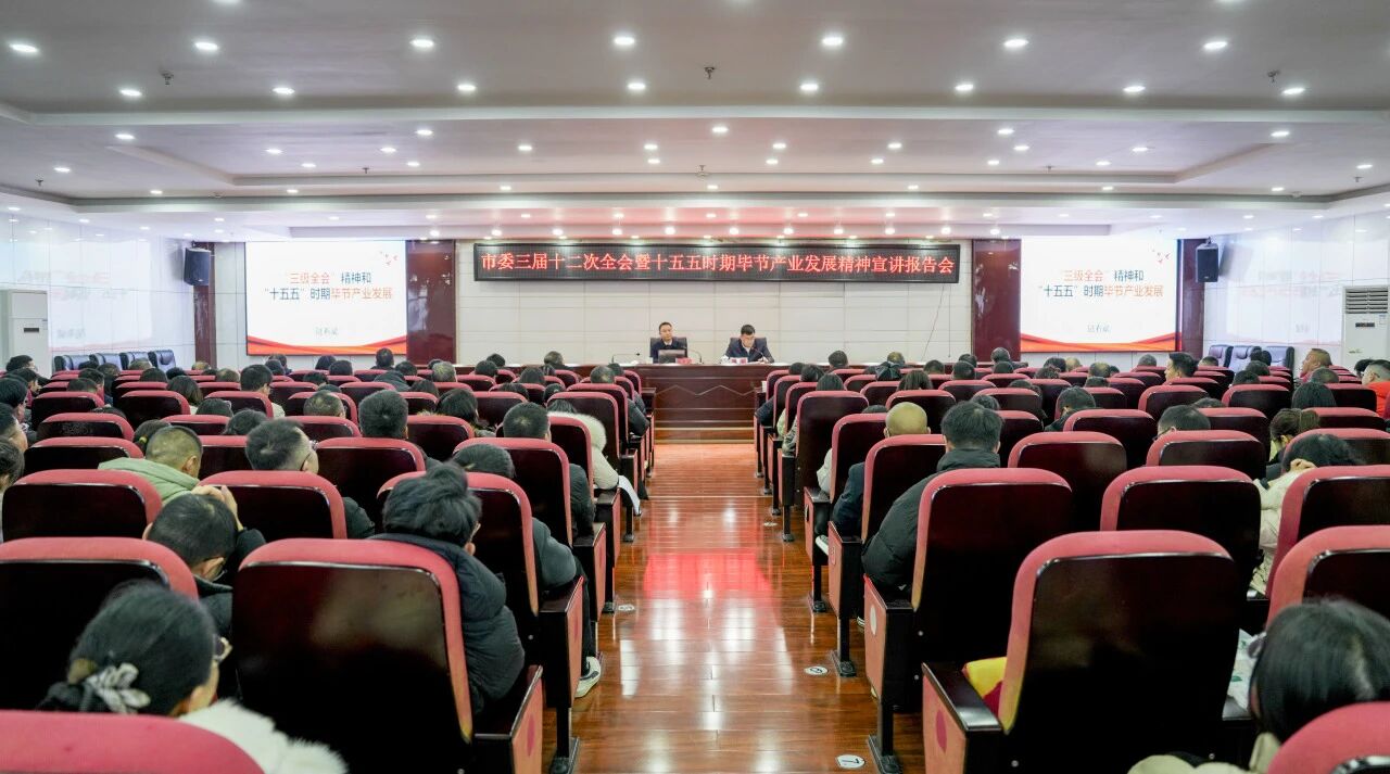            市委副秘書(shū)長(zhǎng)、市委政研室主任陸有斌為我院教職工作市委三屆十二次全會(huì)暨“十五五”時(shí)期畢節(jié)產(chǎn)業(yè)發(fā)展精神宣講