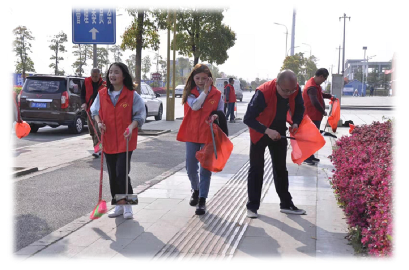 畢節(jié)工業(yè)職業(yè)技術(shù)學(xué)院黨群黨支部  開展“學(xué)黨史、辦實事，踐行雷鋒精神、為綠色環(huán)保獻(xiàn)力”主題黨日活動